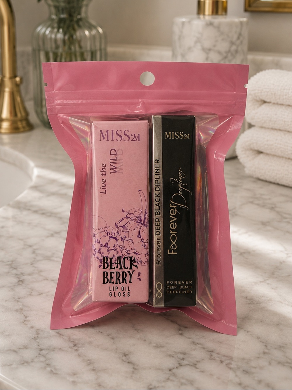 Beauty Bundle Blackberry Lip Oil & Deep Black Depliner